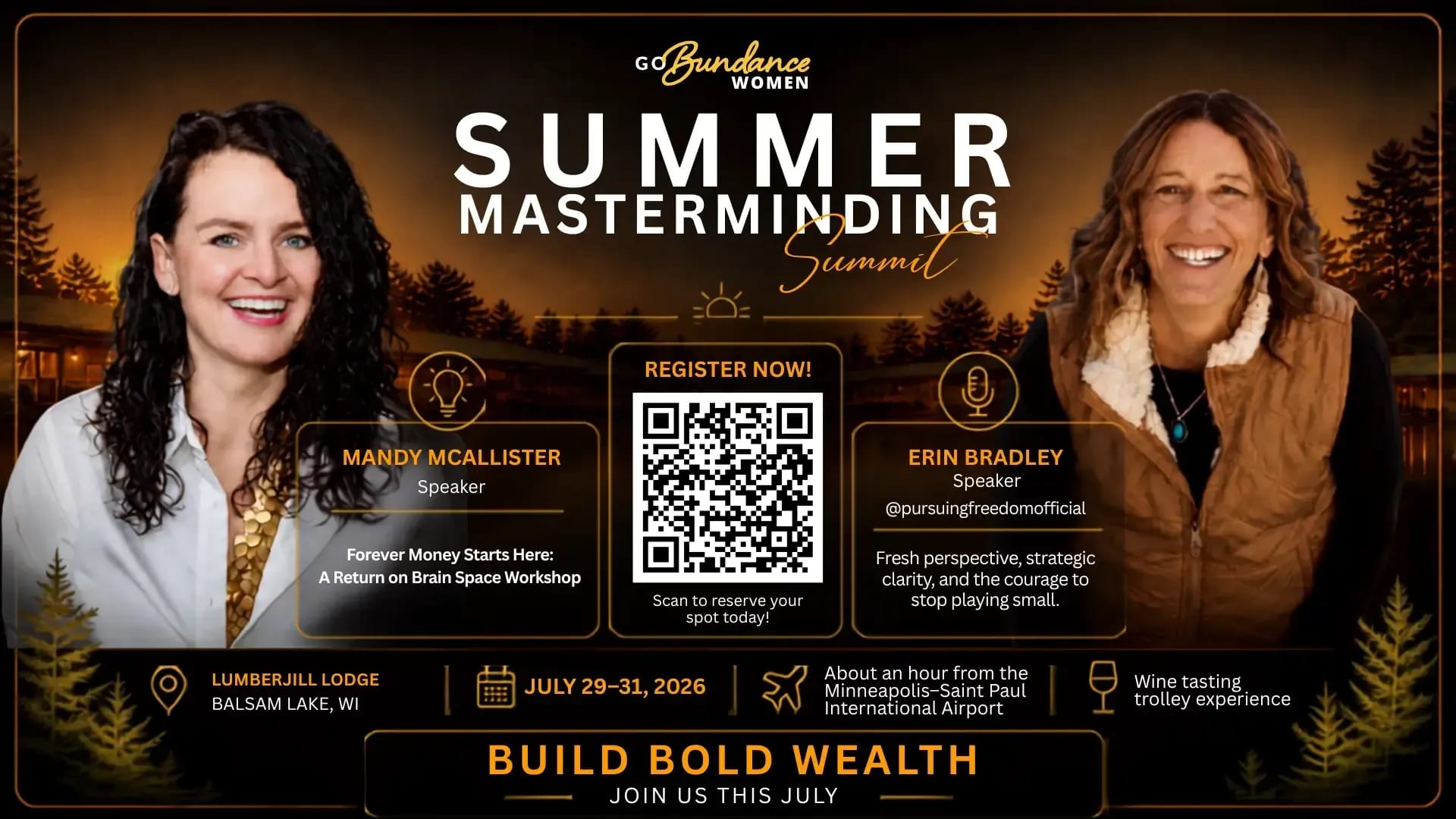 Summer Masterminding Summit at the Beautiful LumberJill Lodge