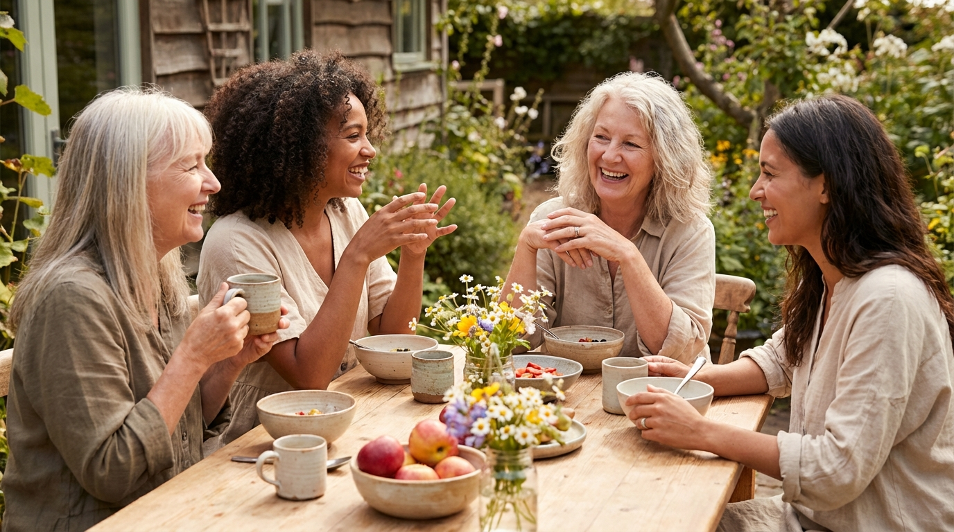 Women Gracefully laughing